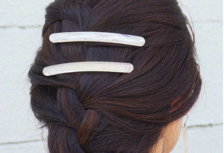 ＜KISSO＞Barrette べっ甲イエロー