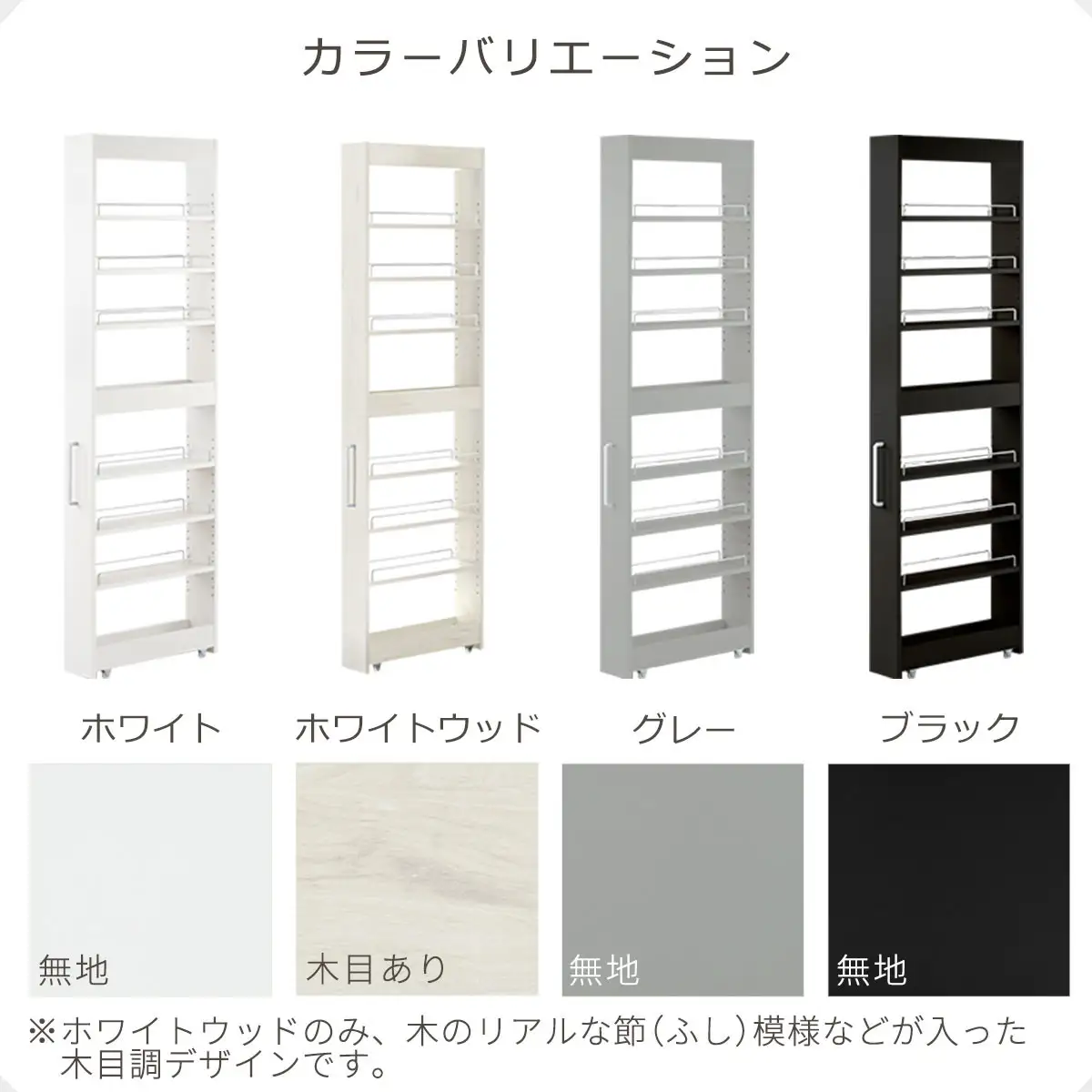 【完成品でお届け】すき間ワゴンラック ハイタイプ〔幅14cm〕（グレー）隙間収納 キッチンラック スリム スリムラック キッチン キッチンワゴン 収納 すき間収納 ランドリー ラック 9段 パントリー KKANRA945057-0-GY