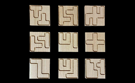 暮らしを彩る 木のアート そうぞうパズル A3サイズ