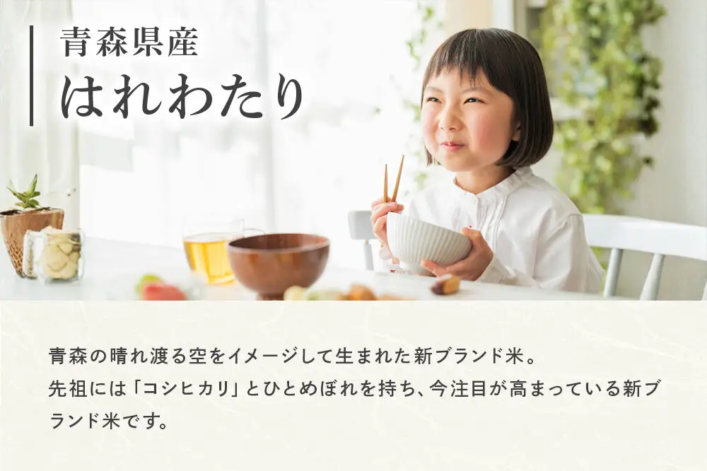 《定期便11ヶ月》 米 はれわたり【白米】10kg（5kg×2袋）令和7年産 特A 青森県産
