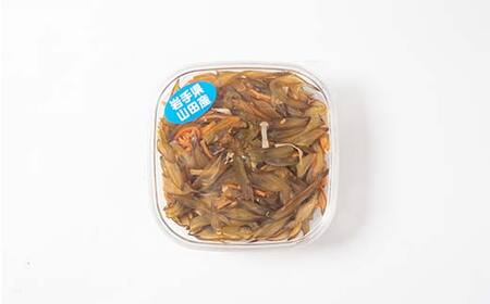 三陸山田伝統の味 茎 わかめ 醤油漬け 200g×2 パック 計400g 川石水産 にんじん ニンジン 人参 生姜 しょうが ショウガ えのき エノキ わかめ 酒のつまみ 肴 おかず 若布 岩手県 三陸山田 山田町 三陸産 海産品 YD-1015