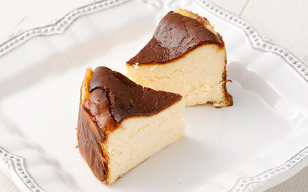 バスクチーズケーキ ホール 約350g×1個 スイーツ ケーキ チーズケーキ バスク クリーミー 贅沢 クリームチーズ バスク 誕生日 お祝い 特別 おしゃれ お菓子 なめらか 口溶け 冷凍 福岡県 北九州市