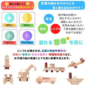 tanoshimu はじめての積み木 42pcs | 知育玩具 音が鳴る 積み木 音楽 おもちゃ 木製 ブロック パズル クリスマス プレゼント 幼児 1歳半 2歳 3歳 誕生日 指先 知育 出産祝い 入園 祝い モンテッソーリ教育 ブナ材