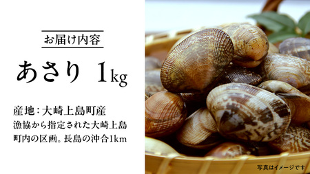 【4月末まで】 アサリ 1kg あさり 500g×2袋 砂出し済み