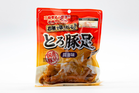 豚足 国産 とろ豚足 醤油味 140g 10個 [日本ハムマーケティング 宮崎県 日向市 452061418] 
