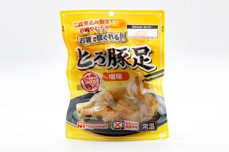 豚足 国産 とろ豚足 塩味 140g 10個 [日本ハムマーケティング 宮崎県 日向市 452061417] 