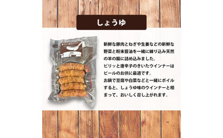 生トン【しょうゆ味】豚生ウインナー 計10本（各40g×5本×2P） / ソーセージ ウインナー BBQ  / 佐賀県 / 山代ガス株式会社 旬菜舎さと山[41AABM049]