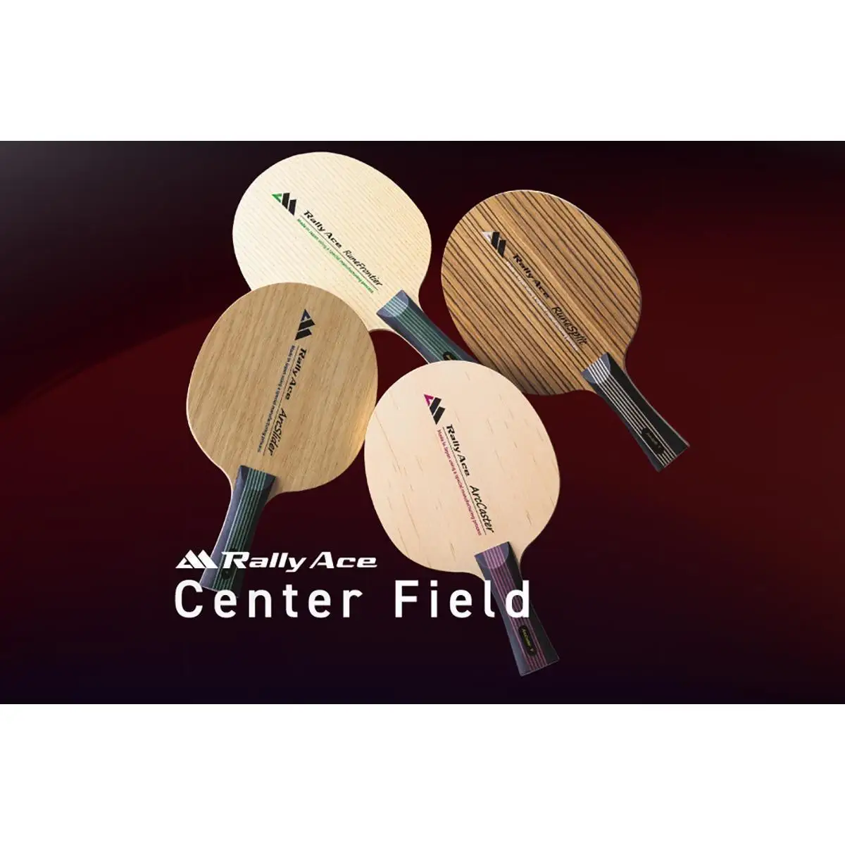 卓球ラケット RallyAce　RuneSplit V グリップFL 