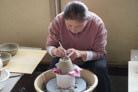 源太夫窯 和食器『長皿』4枚 [黒][0944]