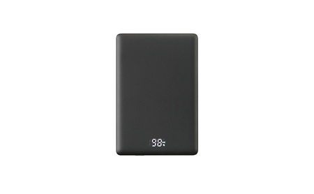 モバイルバッテリー TW-A10020-B ブラック モバイルバッテリー アイリスオーヤマ 軽量 小型 薄型 USB Type-C 10000mAh コンパクト ワイヤレス マグネット 残量 デジタル表示 バッテリー 充電器
