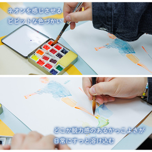 ＜WAKAKO＞ 創作グループ「かるくびるど」 原画A (A4サイズ相当) イラスト アート 絵 雑貨 絵画 オリジナル インテリア 大分県 佐伯市 【JF009】【まんがスタジオもとちゃん.ネット】