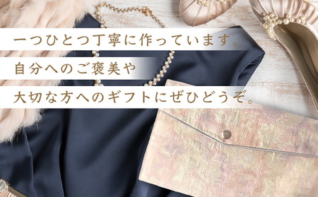 myフクサ(袱紗) スナップ付 迷彩風ジャガード ピンク系