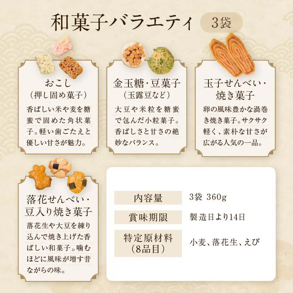 【伊藤軒】ええとこどり 3袋 360g｜京都 老舗 せんべい ええとこどり 人気