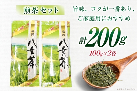 八女茶 煎茶 100g 2セット [um40beg040045] 八女茶