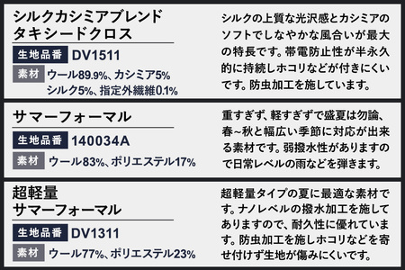 スーツ メンズ オーダーフォーマルお仕立て補助券（15,000円分）1枚 ふるさと納税限定＜レターパックプラス＞