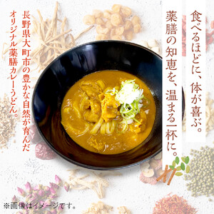 信州産小麦使用　冷凍薬膳カレーうどんセット　3人前