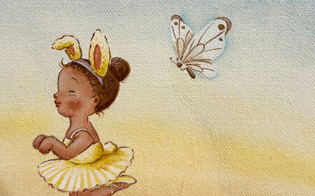 【一点物】絵画「マーガレットのステージ」 糸島市 / 工房はーべすと[AYA081]