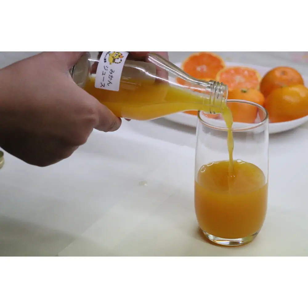 数量限定 有田みかんの産地から届く 果汁100％！ 搾りたての柑橘ジュース 180ml×24本