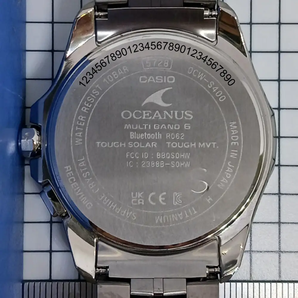 CASIO 腕時計 OCEANUS OCW-S400-2AJF 