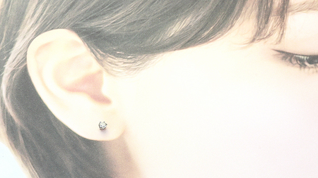 ダイヤモンド スタッド ピアス 合計 0.30ct（ハート＆キューピッドカット）[AH115sa]