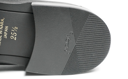 Coshaer 革靴 ローファー マッケイ製法 Vibram  日本製 ファッション 靴 ブラック メンズ インソール CS1320 Suffle 24.5cm