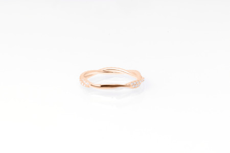 ダイヤモンド リング リップル 0.3ct K18 ピンクゴールド 指輪 リング ジュエリー ダイヤ 18金 山梨 H-2630PG SWCI002-pg