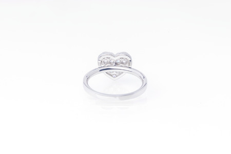 ダイヤモンド リング フラットハートL 0.5ct プラチナ 指輪 リング ジュエリー ダイヤ PT 山梨 H-4819PT SWCI006-pt