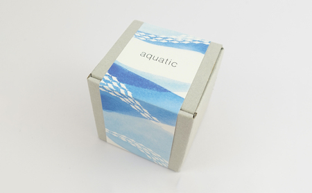 浅草切子 aquatic「Penguin Couple 冷酒杯 金赤」_0012-074-T07