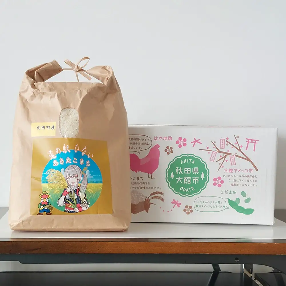 【令和7年産】あきたこまち(精米)5kg（5kg×1袋）　【85P9003】