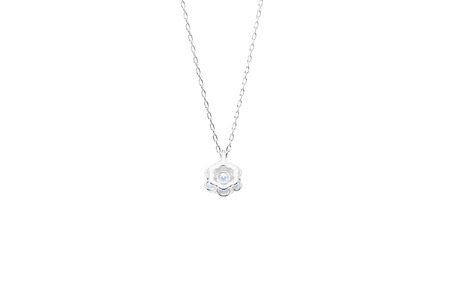 ダイヤモンド ネックレス フラワーL 0.6ct PT プラチナ ジュエリー ダイヤ 山梨 H-729 SWCI014-pt