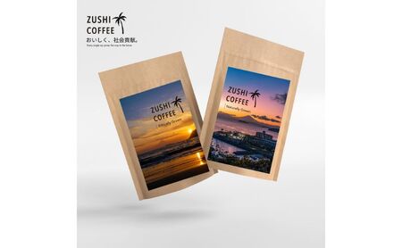 ZUSHI COFFEE / コーヒー / Sustainable Set / 150g 粉 6個セット / エコバッグ付き