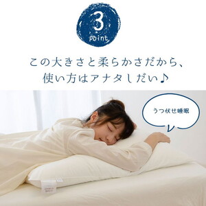 上半身を支える枕（ヨーロピアンピロー） シャンパンベージュ　ふわ～っとゆっくり沈み込み、包み込まれるような寝心地の大きな枕 ｜ まくら 大きい 大きい枕 でかい枕 大きな枕 背中 背中まで 正方形 ホテル 洗える 洗える枕 柔らかい