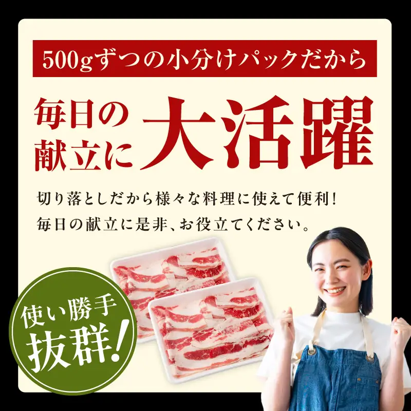 【氷温熟成×極味付け】牛バラ肉 切り落とし 1kg
