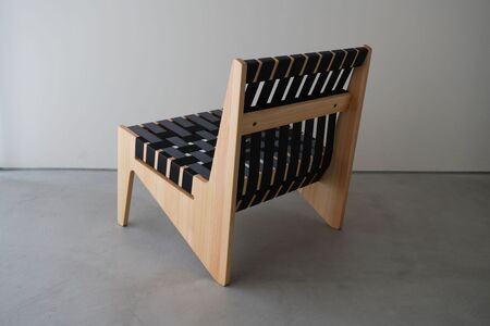 ベルトチェアラウンジセット （ヒノキ） チェア いす サイドテーブル 檜 シートベルト サスティナブル 廃材利用 TORINAS 宝和化学 愛知県 知多市