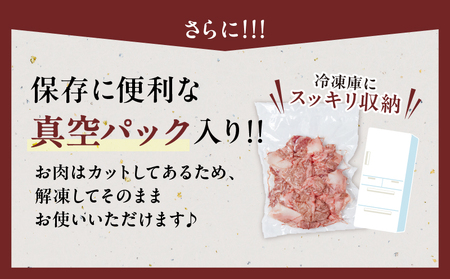 数量限定 訳あり 宮崎県産 黒毛和牛 焼肉用 切り落とし 計500g_BB164-25
