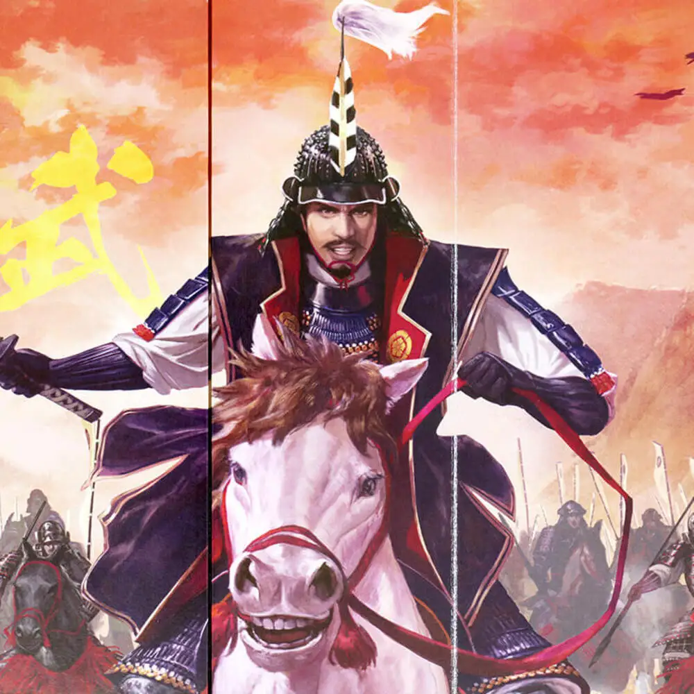 オリジナル【戦国武将6曲ミニ屏風】天下布武-織田信長-／名古屋刀剣博物館