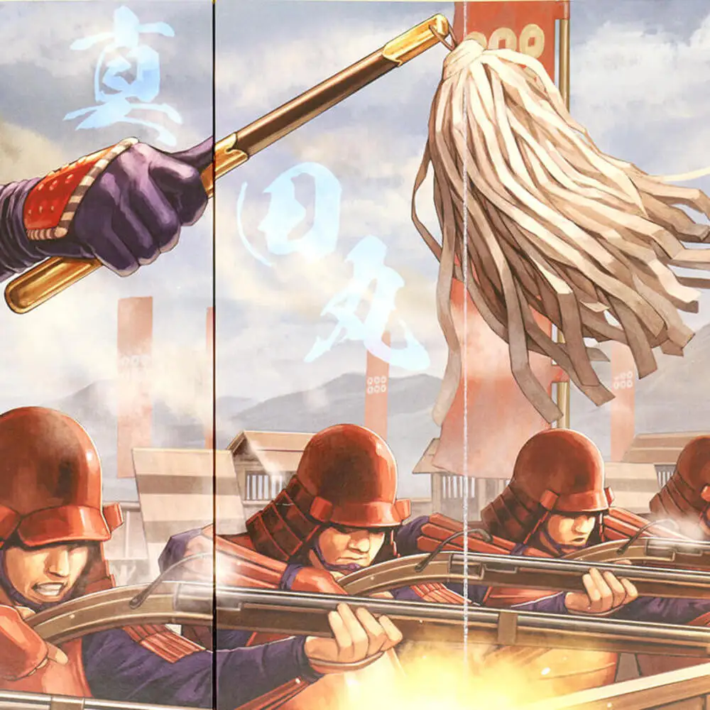 オリジナル【戦国武将6曲ミニ屏風】真田丸-真田幸村-／名古屋刀剣博物館