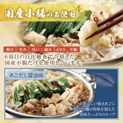 Z61-19 寄附額改定↓↓ 博多若杉 牛もつ鍋(8～10人前) あごだし醤油味 もつ鍋