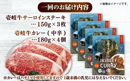 【全12回定期便】サーロインステーキ＆カレー中辛 肉 和牛 [JDW121]
