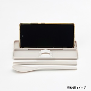 スマホスタンドにもなる コンビセット(箸・スプーン) 箸18cm CCS3SASS ベージュ 奈良県奈良市 2-014 716980