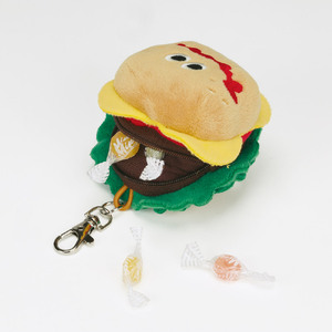 ぬいぐるみ リール付き キーホルダー ZRNK1 バーガーコンクス バーガー BURGER CONX 奈良県奈良市 4-178 683671