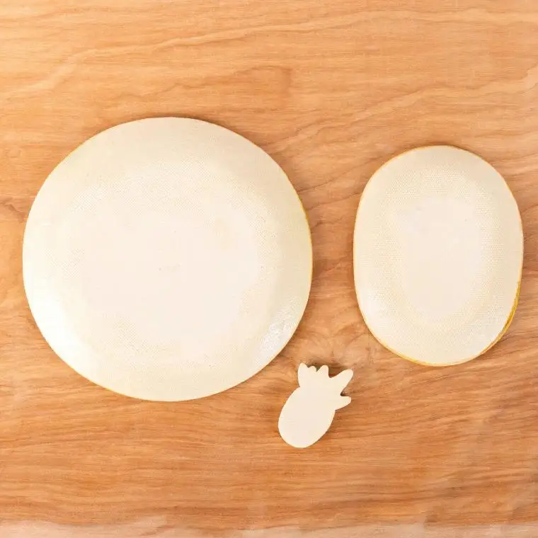 パイナップルの3点食器セット