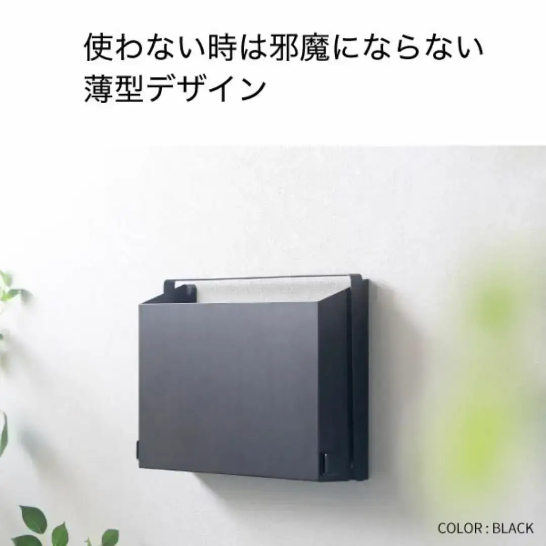 壁掛けハンガーボックス ホワイト SE-250 日本製 燕三条 玄関収納 レイン コート 川口工器