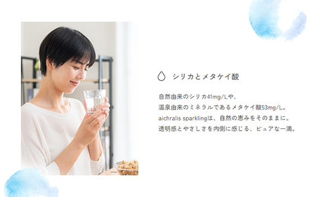 U35-7901／　【12ヶ月定期】aichralis sparkling ( アイクラリス スパークリング ) 500ml×30本