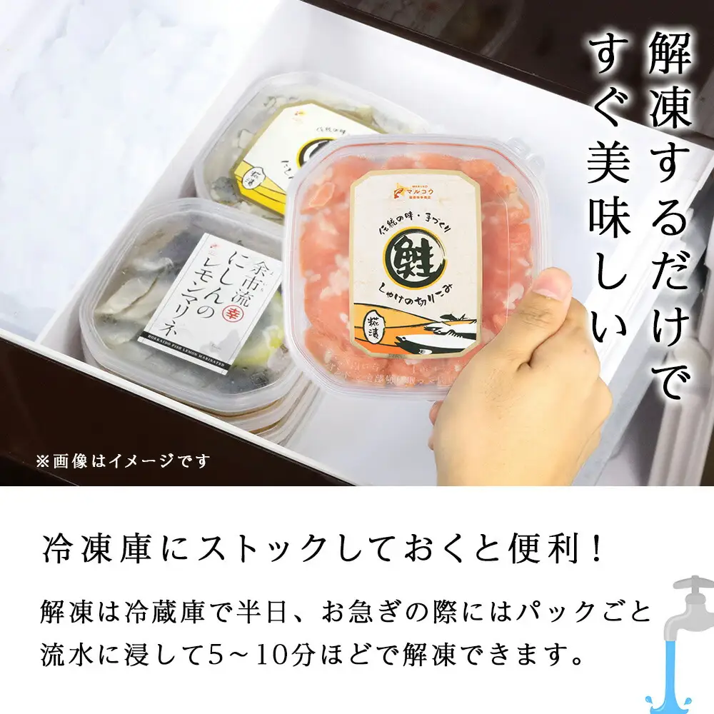 絶品おつまみ！北国伝統の味 とろける脂とプリプリ食感 しゃけの切りこみ 100g×６パック 鮭 サーモン 米麹発酵 発酵珍味 北海道余市産_Y004-0064
