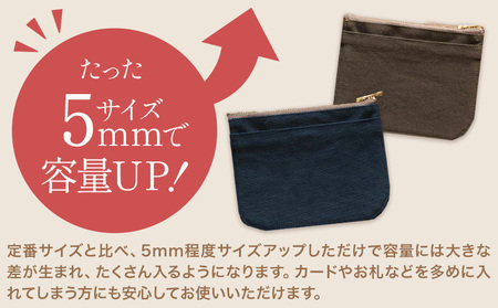 ミニ財布少し大きめ テラコッタ　財布