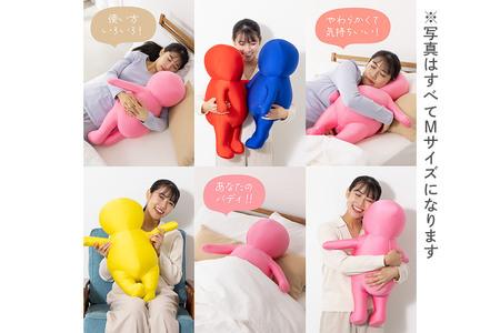ハッピーヒューマン HAPPY HUMAN ビーズクッション 【Mサイズ グレー】 約60cm HPH-60