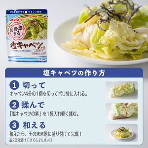 お惣菜の素 お野菜まる 詰合せ ＜10個セット＞ たたききゅうり 塩キャベツ もやしナムル 塩味調味料 だし 出汁 鰹節 たれ タレ 野菜 一品料理 おかず マルトモ海幸倶楽部 【しばたの未来】sh021