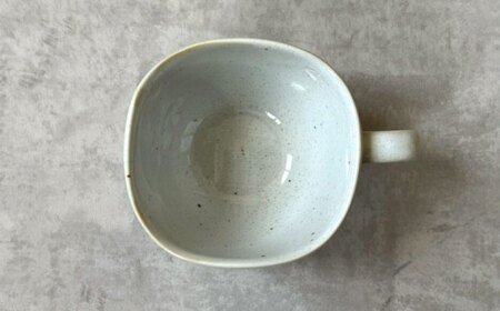 【瀬戸焼】 TORI to HA コーヒーカップ 2個 (白) 【カネ三商店】 / 食器 マグカップ ティーカップ ギフト / 瀬戸市[BBDD057]