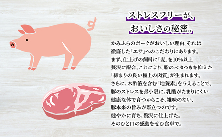 【北一ミート】かみふらの ラベンダーポーク しゃぶしゃぶ 3種食べ比べセット 計600g ( ラベンダーポーク 豚肉 豚 冷凍 国産 スライス しゃぶしゃぶ バラ肉 肩ロース肉 ロース 北海道 上富良野町 )